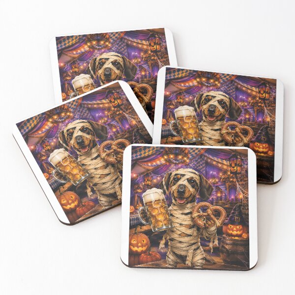 Item preview, Mummy Dachshund at Halloween Oktoberfest designed and sold by Nomad-Paws.
