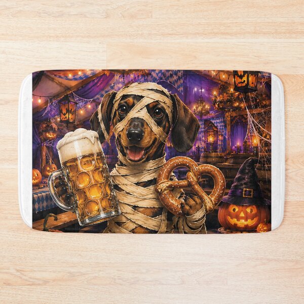 Item preview, Mummy Dachshund at Halloween Oktoberfest designed and sold by Nomad-Paws.