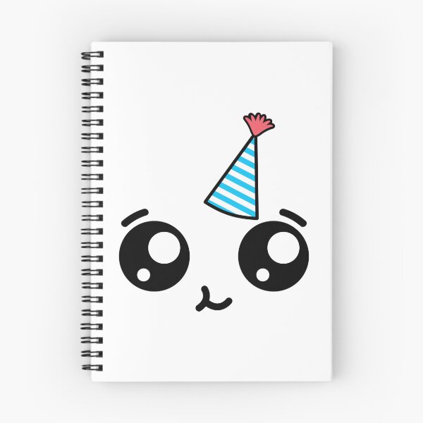 Item preview, Cute kawaii happy face – birthday hat designed and sold by BlushyPrint.