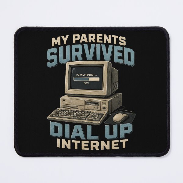 Item preview, My Parents Survived Dial Up Internet – Retro Computer designed and sold by creativebymateo.