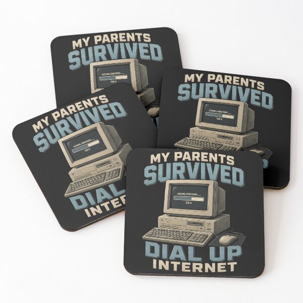 Item preview, My Parents Survived Dial Up Internet – Retro Computer  designed and sold by creativebymateo.