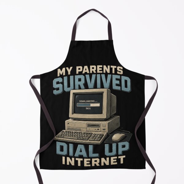 Item preview, My Parents Survived Dial Up Internet – Retro Computer designed and sold by creativebymateo.