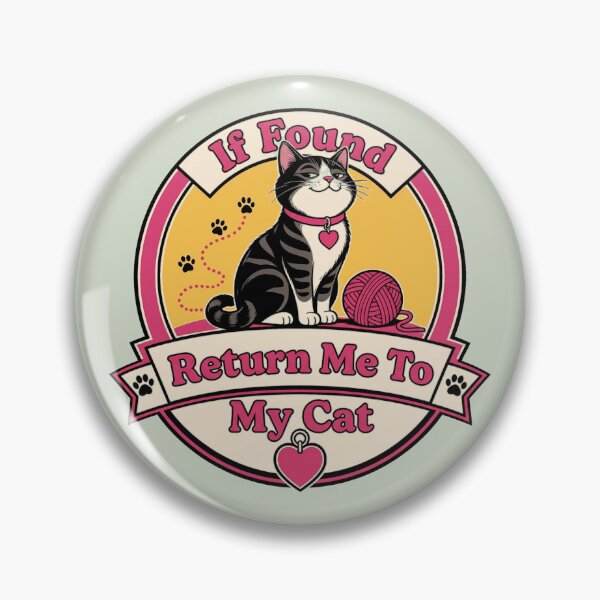 Item preview, If Found Return Me To My Cat Funny Smug Cat designed and sold by JumpJammiesTees.