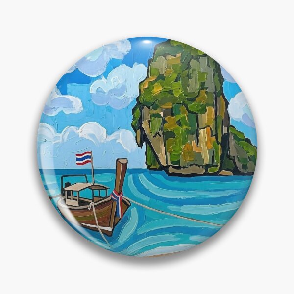 Item preview, Thailand Beach Acrylic Print |  Thailand  Travel Poster | Thai designed and sold by POSTERIOCREW.