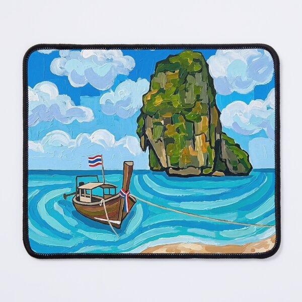 Item preview, Thailand Beach Acrylic Print | Thailand Travel Poster | Thai designed and sold by POSTERIOCREW.