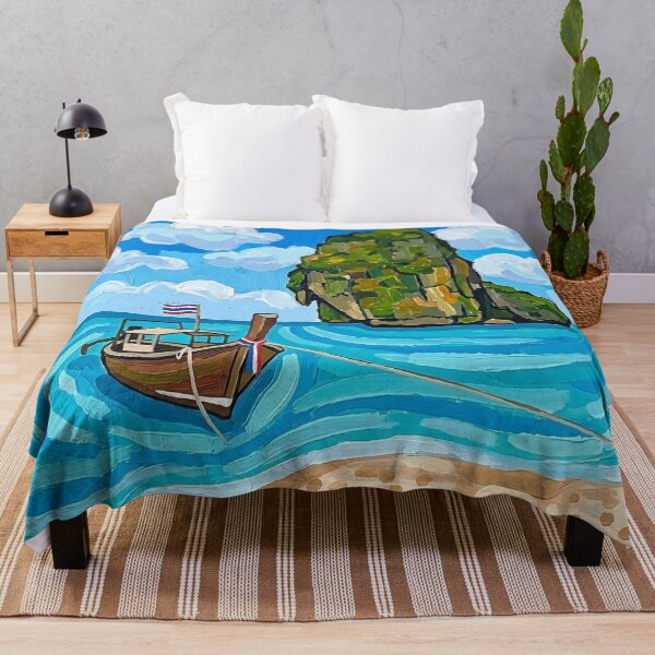 Item preview, Thailand Beach Acrylic Print | Thailand Travel Poster | Thai designed and sold by POSTERIOCREW.
