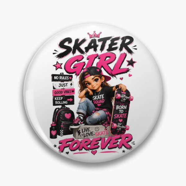 Item preview, Skater Girl Forever designed and sold by KLERIKSTORE.