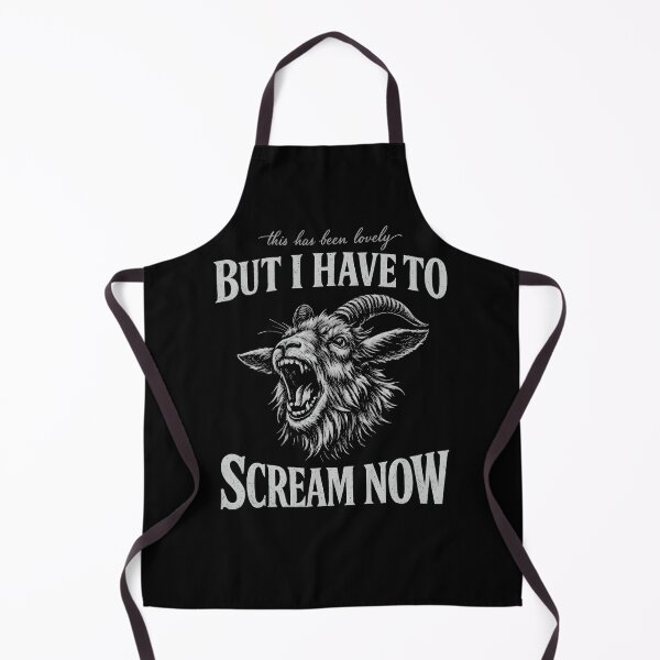 Item preview, Funny Goat Scream Shirt, Meme Tee designed and sold by PinkPeonStores.