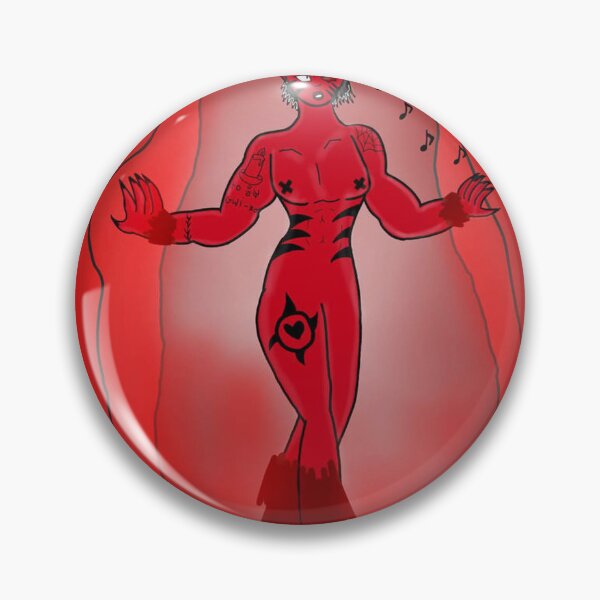 Item preview, Red Horned Demon Dark Fantasy Character designed and sold by BernasconiStore.