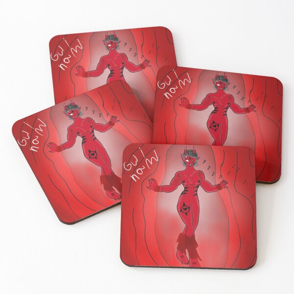 Item preview, Red Horned Demon Dark Fantasy Character designed and sold by BernasconiStore.