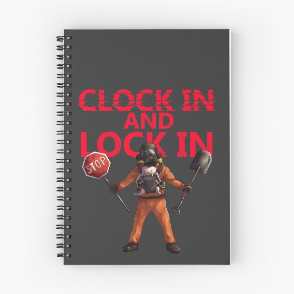 Item preview, Clock in and Lock in designed and sold by ArchASquirrel.
