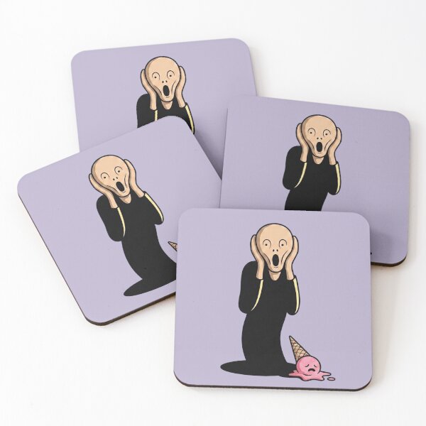 Item preview, Munch The Scream Dropped Ice Cream Cone Funny Art History Parody designed and sold by Rare By Hero.