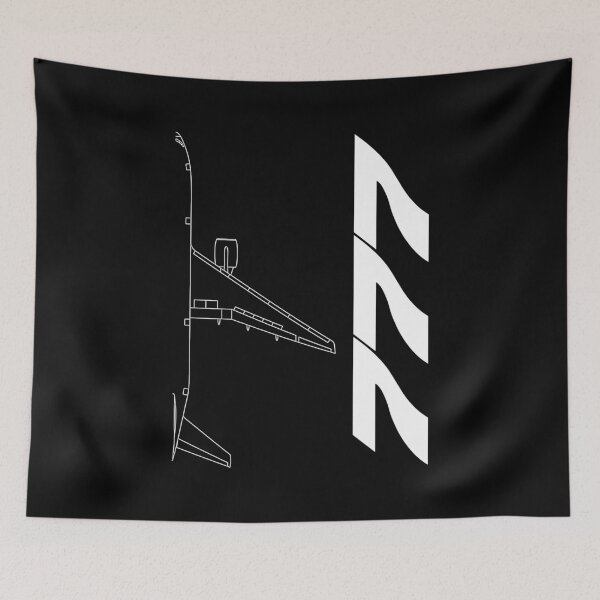 Item preview, 777 Commercial Jetliner Technical Blueprint (White Edition) designed and sold by Magazine Combate.