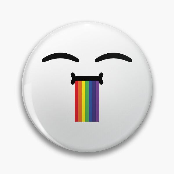 Item preview, Cute kawaii happy drooling rainbow face designed and sold by BlushyPrint.