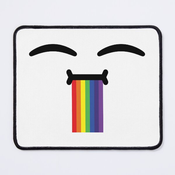 Item preview, Cute kawaii happy drooling rainbow face designed and sold by BlushyPrint.