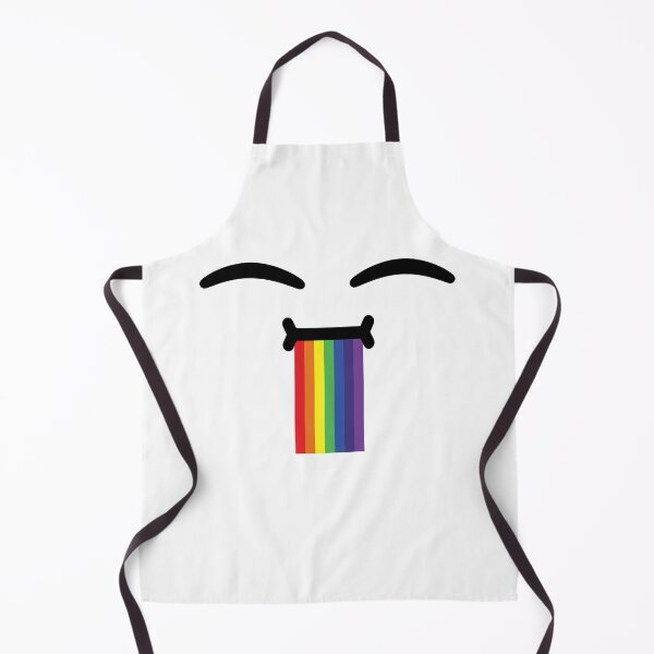 Item preview, Cute kawaii happy drooling rainbow face designed and sold by BlushyPrint.