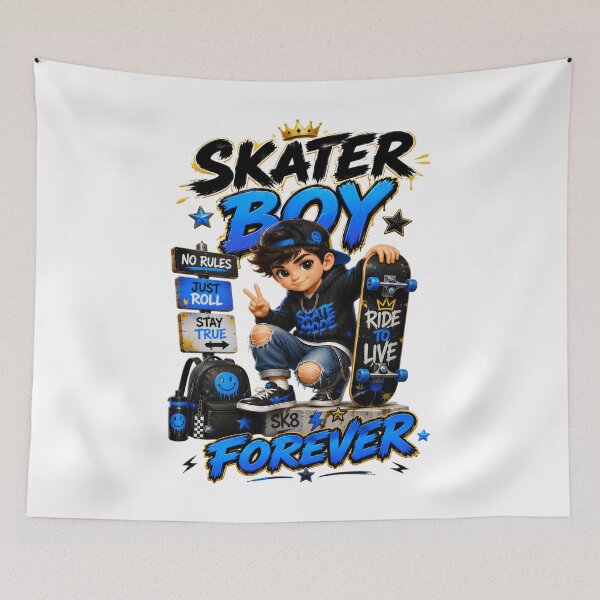Item preview, Skater Boy Forever designed and sold by KLERIKSTORE.