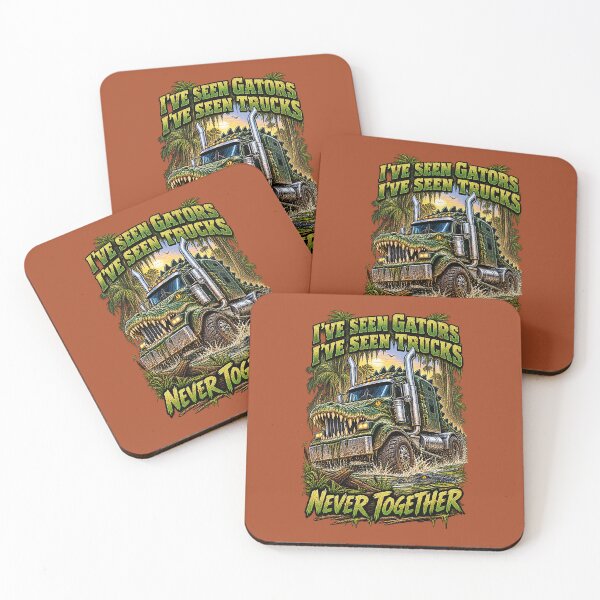 Item preview, Gator Truck Born In The Bayou Funny Trucker Art designed and sold by NomadForge.