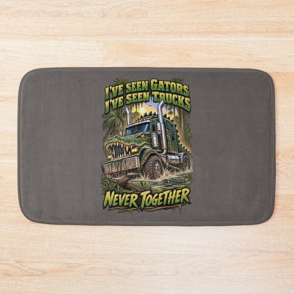 Item preview, Gator Truck Born In The Bayou Funny Trucker Art designed and sold by NomadForge.