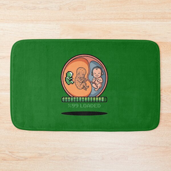 Item preview, Baby 99 Percent Loaded Pregnancy Announcement Gamer Baby Loading Art designed and sold by Rare By Hero.