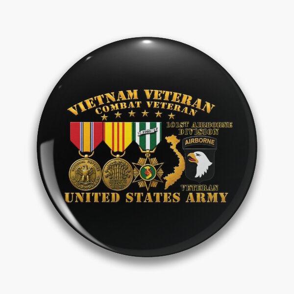Item preview, Army - Vietnam  Vet - w Medals - VN - 101st Airborne Division - 3D Enhanced X 300 designed and sold by Military Insignia Products.