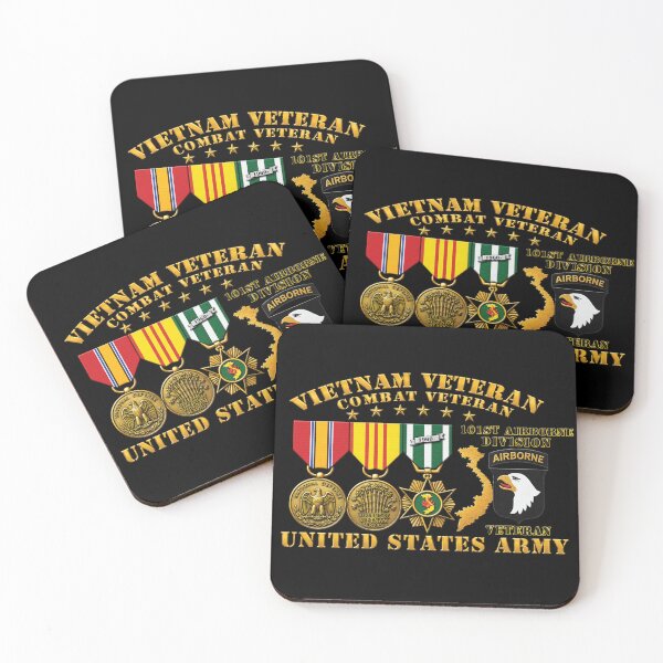 Item preview, Army - Vietnam  Vet - w Medals - VN - 101st Airborne Division - 3D Enhanced X 300 designed and sold by Military Insignia Products.