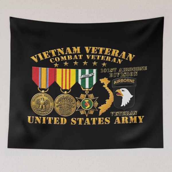 Item preview, Army - Vietnam  Vet - w Medals - VN - 101st Airborne Division - 3D Enhanced X 300 designed and sold by Military Insignia Products.