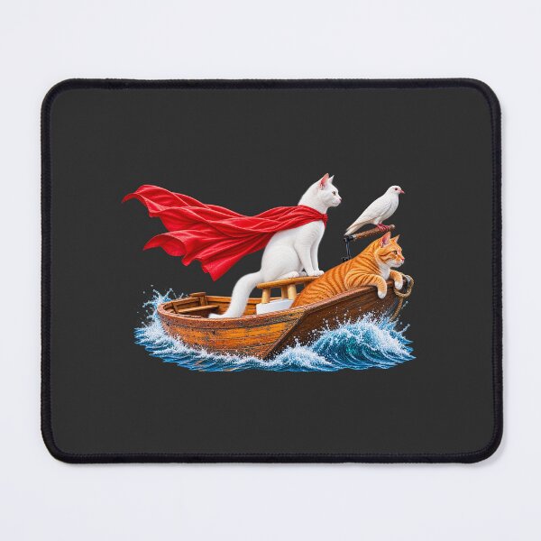 Item preview, Funny Nautical Cat Adventure T-shirt designed and sold by WAJIHLZ.