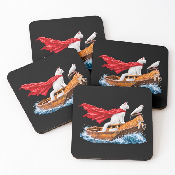Item preview, Funny Nautical Cat Adventure T-shirt designed and sold by WAJIHLZ.