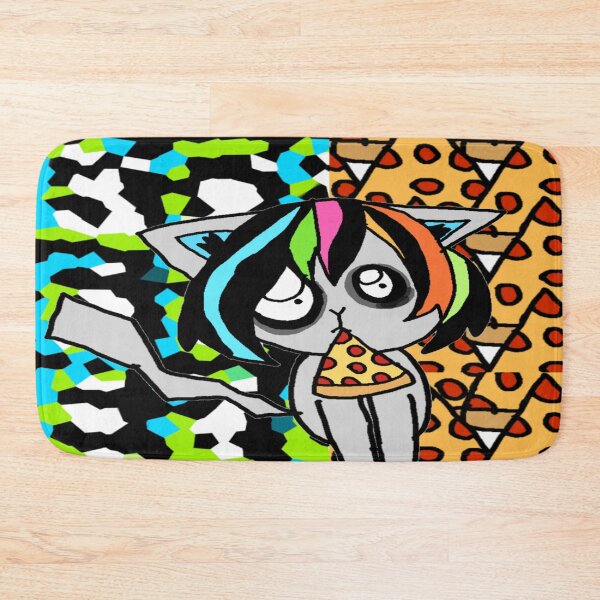 Item preview, Emo Kitty Pizza designed and sold by Rainbowland123.