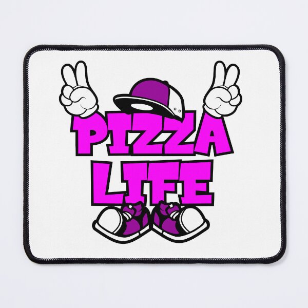 Item preview, PIZZA LIFE - FOOD Lettering Comic Words Funny  designed and sold by NFTWords.