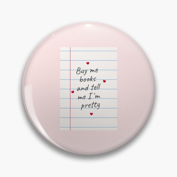 Item preview, Buy Me Books and Tell Me I'm Pretty Note Sticker designed and sold by OrmiArt.