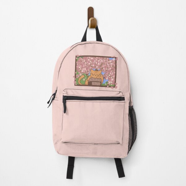 Item preview, Orange kitty in spring blossoms designed and sold by noot patoot.