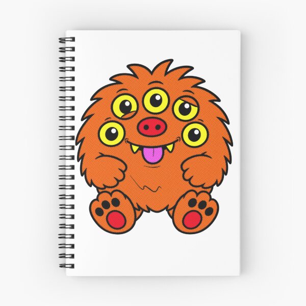 Item preview, Blinky the Five-Eyed Fuzzy Monster designed and sold by ben.comictell.