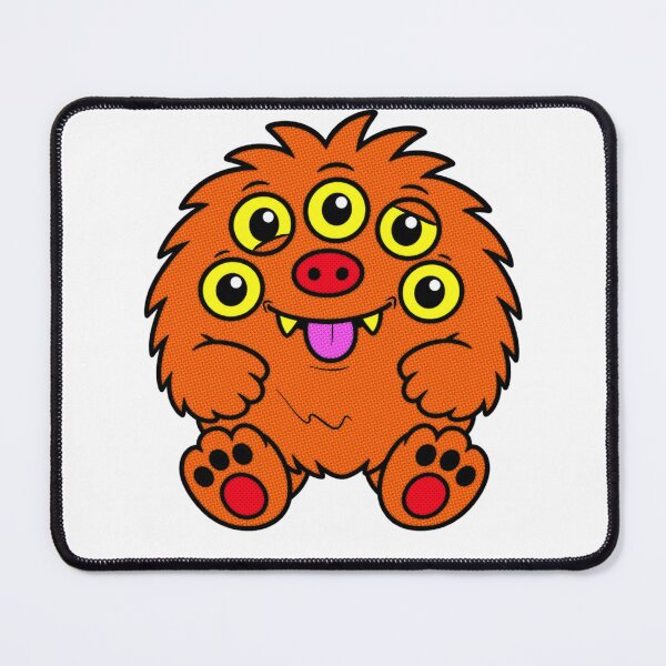 Item preview, Blinky the Five-Eyed Fuzzy Monster designed and sold by ben.comictell.