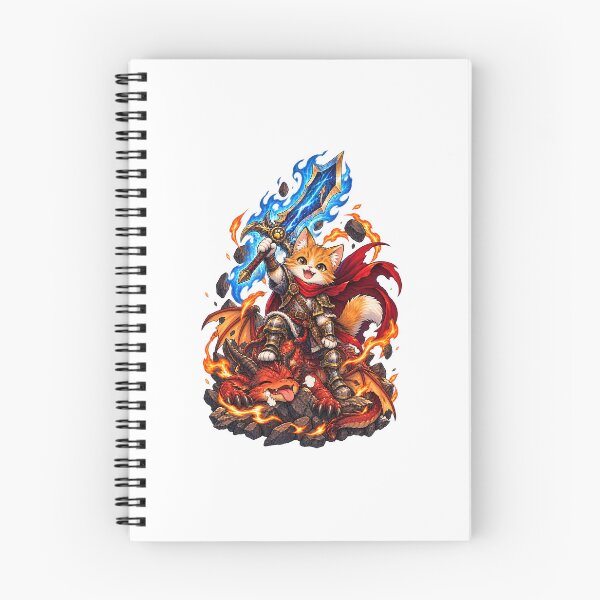 Item preview, Dragon Slayer Kitten – Anime Fantasy Warrior designed and sold by WelLarsDigitals.