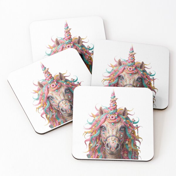 Item preview, Pink unicorn designed and sold by snoWorkshop.