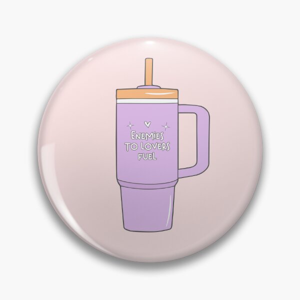 Item preview, Enemies to Lovers Fuel Tumbler Cup Bookish Sticker designed and sold by OrmiArt.
