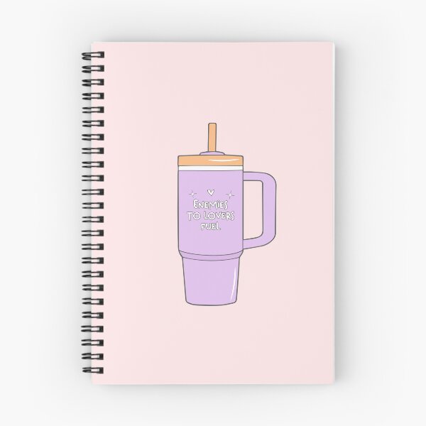 Item preview, Enemies to Lovers Fuel Tumbler Cup Bookish Sticker designed and sold by OrmiArt.