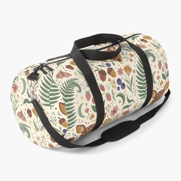 Item preview, Woodland Deer Strawberry Botanical Seamless Pattern Nature Cottagecore designed and sold by Pick&Grin.