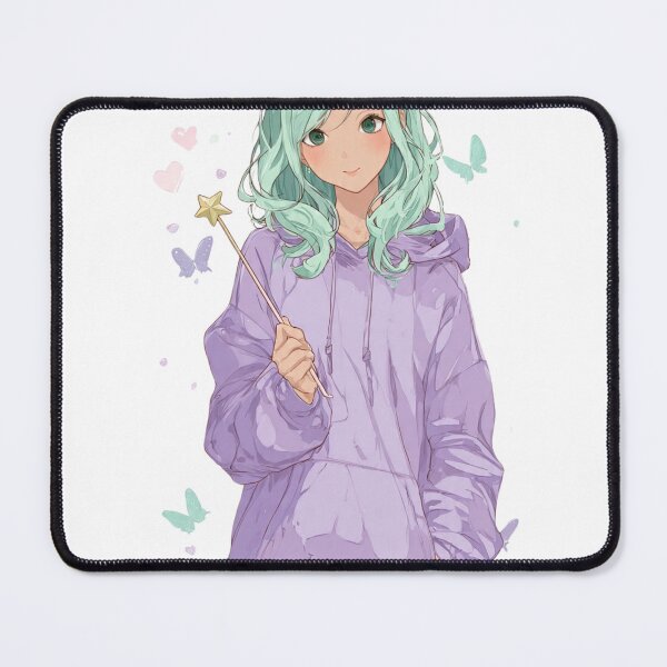 Item preview, Sweet Magical Anime Girl Illustration  designed and sold by LC&LCPlatform.