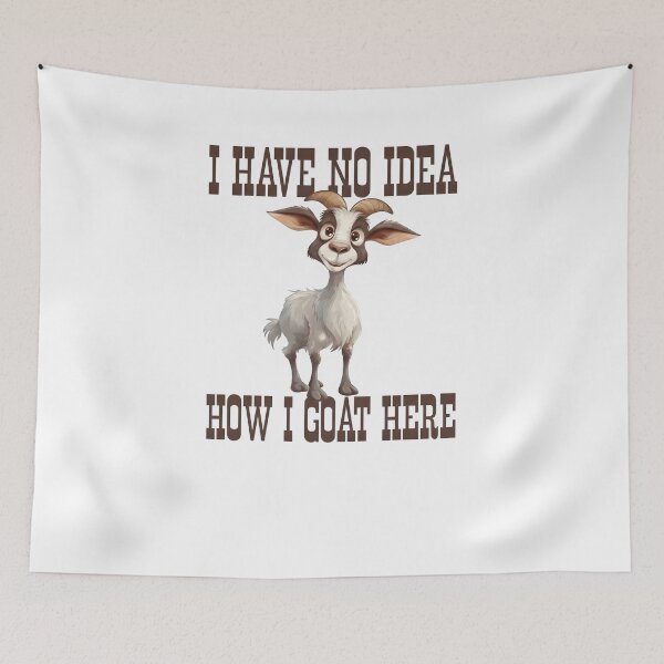 Item preview, Funny Goat Shirt, Goat Pun Meme Tee designed and sold by KeyClothesline.