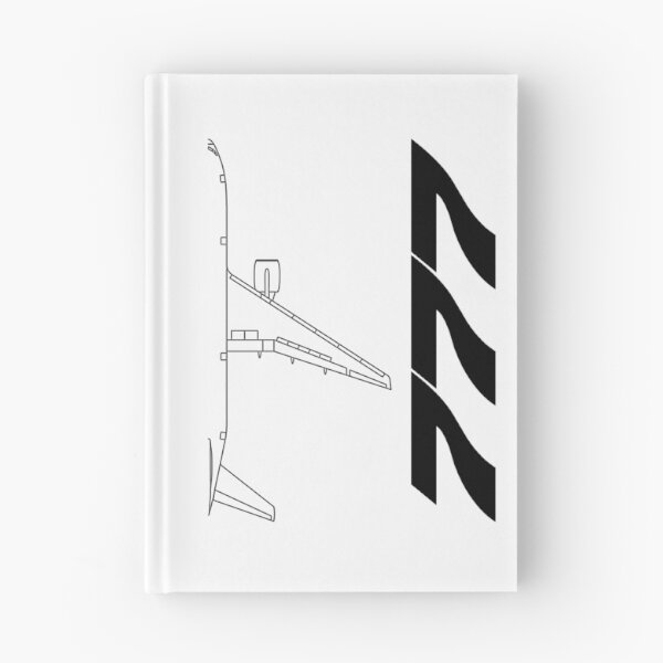 Item preview, 777 Commercial Jetliner Technical Blueprint (Black Edition) designed and sold by Magazine Combate.