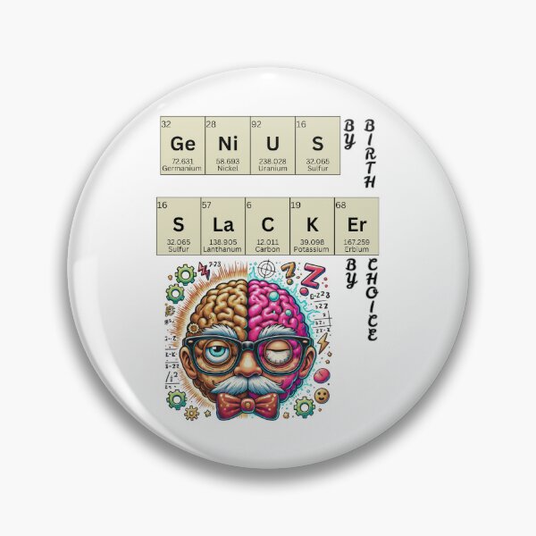 Item preview, Genius and Slacker! designed and sold by Vinaelly.