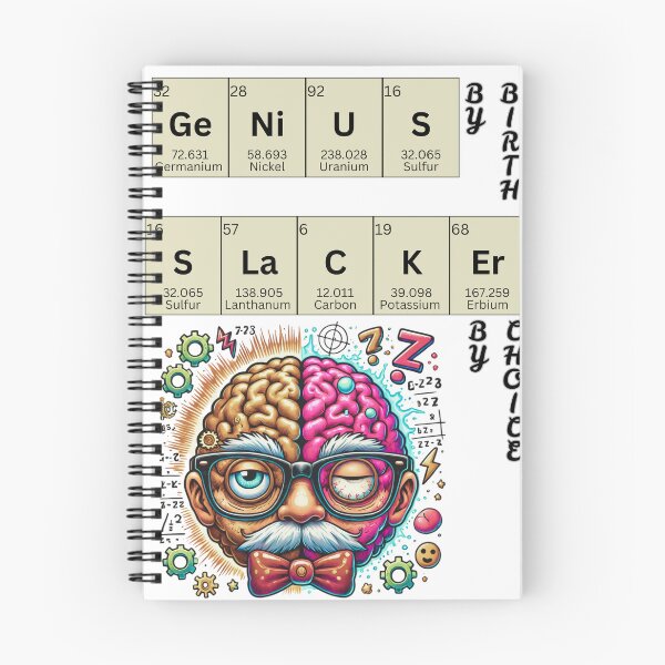 Item preview, Genius and Slacker! designed and sold by Vinaelly.