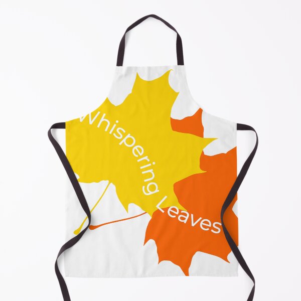 Item preview, Aesthetic Autumn Maple Leaves Graphic with Whispering Leaves Typography designed and sold by ZorianArt.