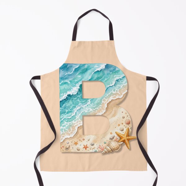 Item preview, Coastal Initial B Monogram Ocean Beach Personalized Design designed and sold by Sea Gem.