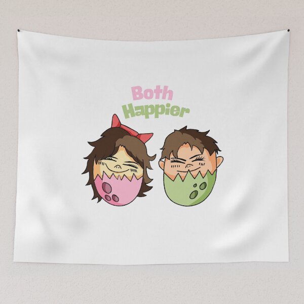 Item preview, Cute Hatching Egg Couple Graphic designed and sold by Rezchi.