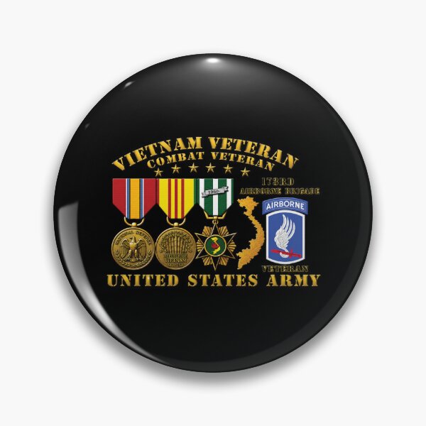 Item preview, Army - Vietnam  Vet - w Medals - VN - 173rd Airborne Brigade  - 3D Enhanced X 300 designed and sold by Military Insignia Products.