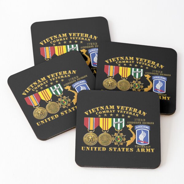 Item preview, Army - Vietnam  Vet - w Medals - VN - 173rd Airborne Brigade  - 3D Enhanced X 300 designed and sold by Military Insignia Products.